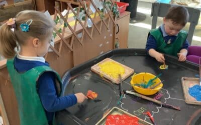 Exploring colours in Nursery